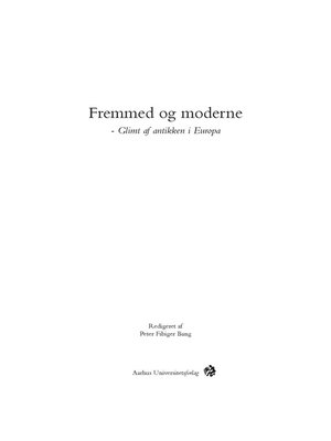 cover image of Fremmed og moderne